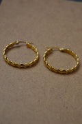Bella Gold Hoops - Belvite Jewels