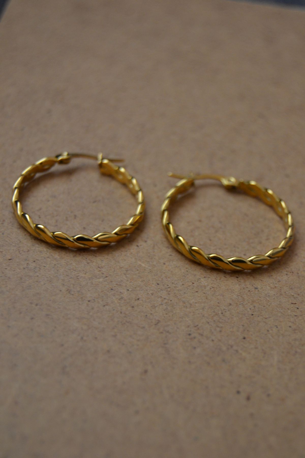 Bella Gold Hoops - Belvite Jewels