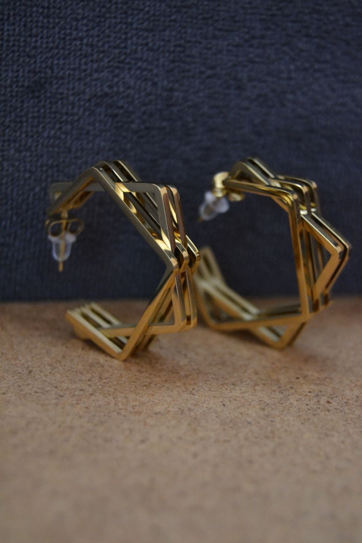 Clara Geometric Earrings - Belvite Jewels