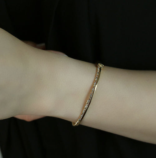 Amelia Diamond Bangle - Belvite Jewels