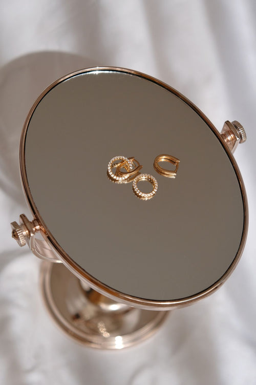 Camilla Mirror Earrings - Belvite Jewels